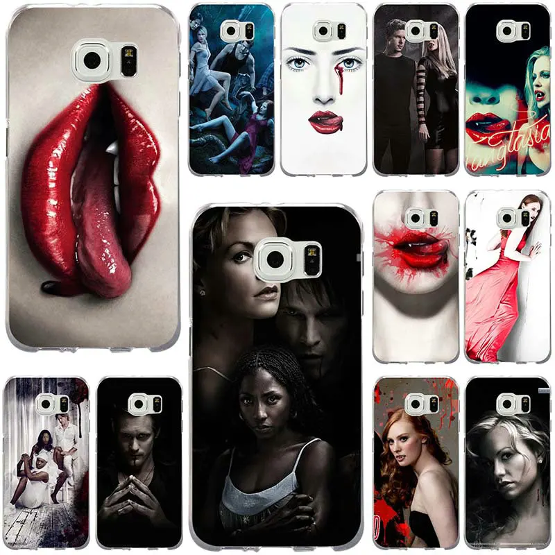 

Vampire True Blood Soft TPU Phone Case Cover for Samsung Galaxy Note 2 3 5 8 9 S2 S3 S5 Mini S6 S7 S8 S9 S10 Edge Plus Lite