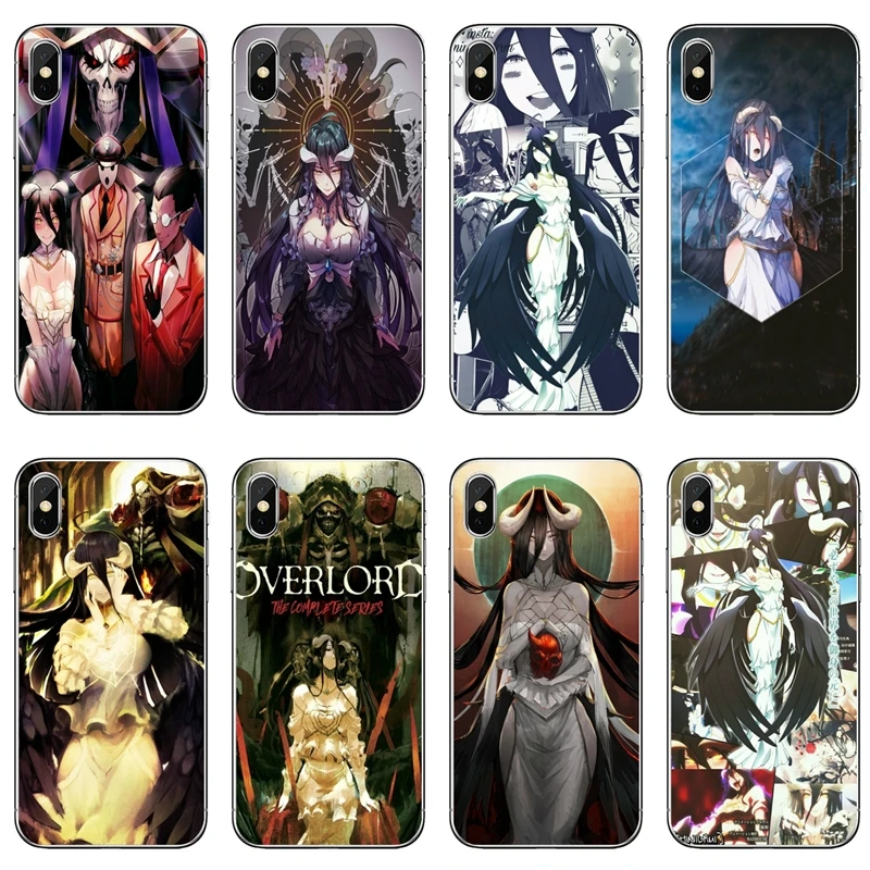 Albedo Overlord Transparent Phone Case For Iphone 12 11 Pro Max Mini Xs Max Xr X 8 7 Plus 6 6s Plus 5 5s Se Phone Case Covers Aliexpress