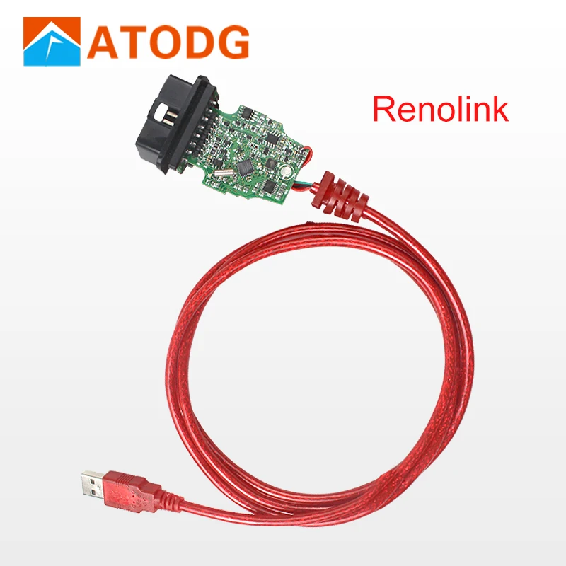 Renolink V1.87 OBD2 forRenault ECU программист V1.52 CD Программное обеспечение кодирование ключей