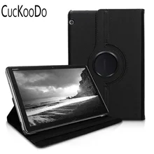 Для huawei MediaPad T5 10360 градусов вращающийся магнитный Смарт из искусственной кожи Защитный чехол для huawei MediaPad T5 10-дюймовый планшет