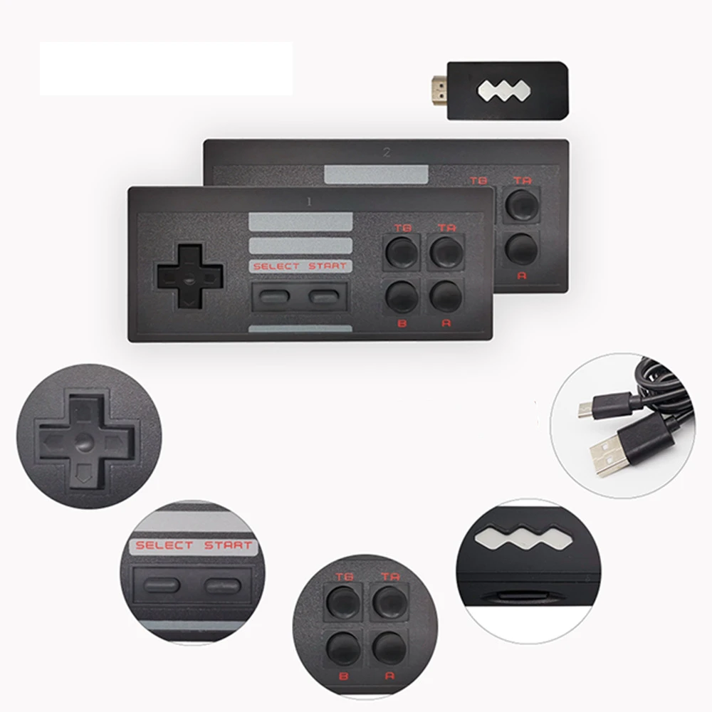 

Retro Game Console with 818 built-in Games-HDMI