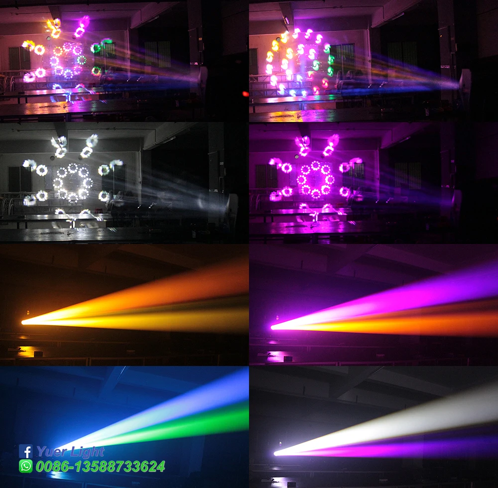 380 Вт DJ луч для дискотеки движущийся головной свет DMX512 18CH 8+ 8+ 8 сотовые 16 призмы звук вечерние цвет Музыкальный клуб барное сценическое освещение