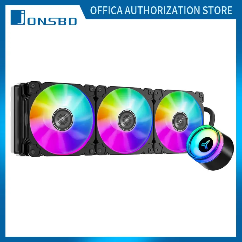 

Jonsbo TW4-360 PRO All-In-One CPU Water Cooling Radiator 4PIN PWM Intelligent Speed Regulation 12CM LED Silent Fan For INTEL/AMD