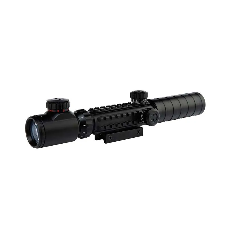 C3-9x32EG рыбья кость стиль прицел с тактическим прицел для охоты