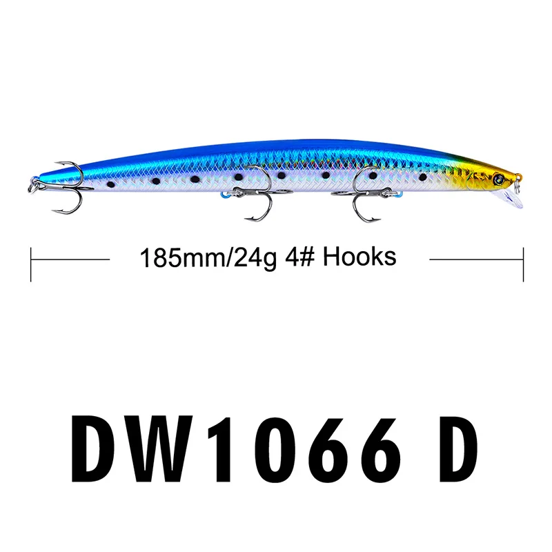 Металлическая приманка Mino 18,5 см/24 г Topmouth Culter exlosion крючок Приманка DW1066