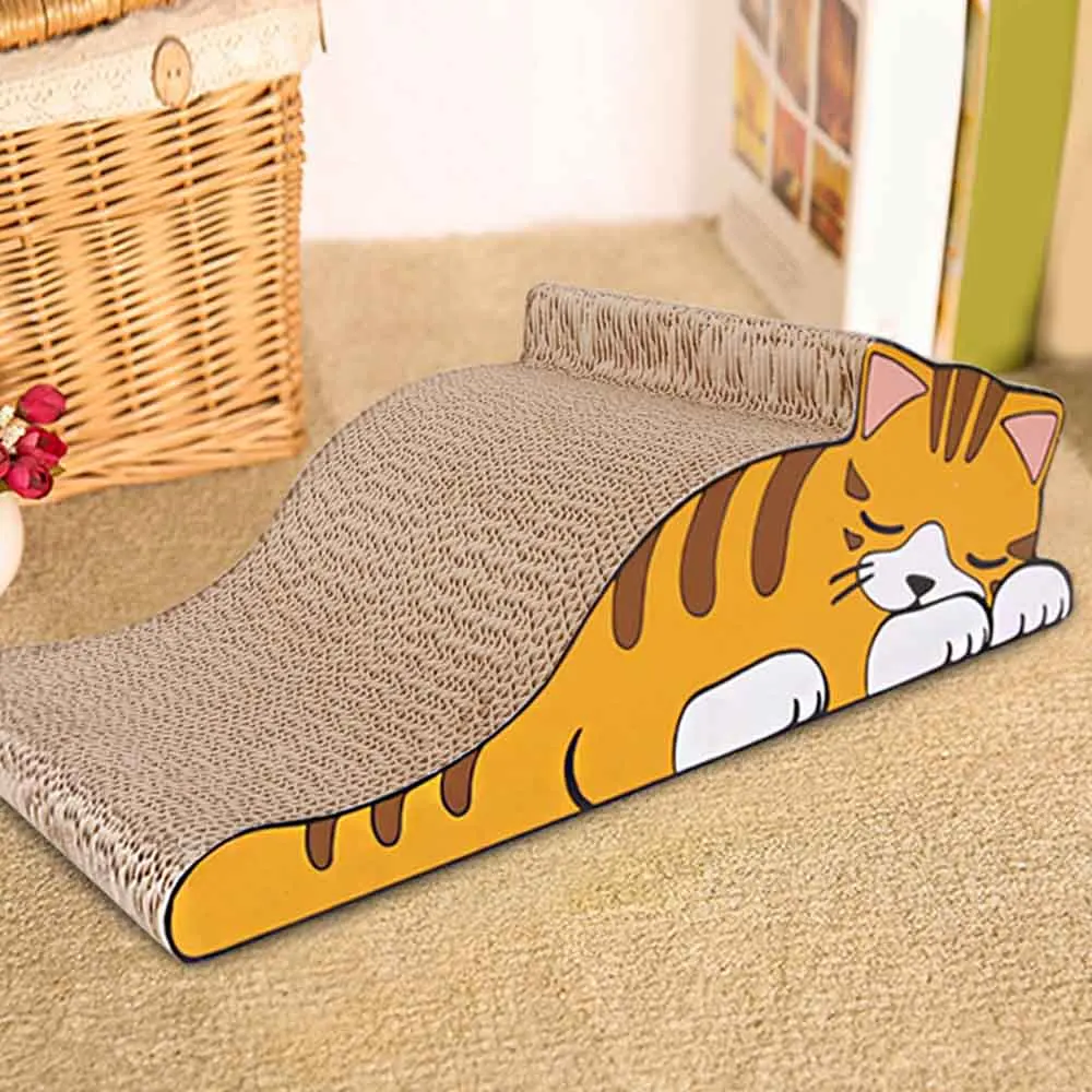  Cat Kitten Paper Cardboard Corrugated Scratch Board Pad Scratcher Bed Mat Claws Care High Quality I