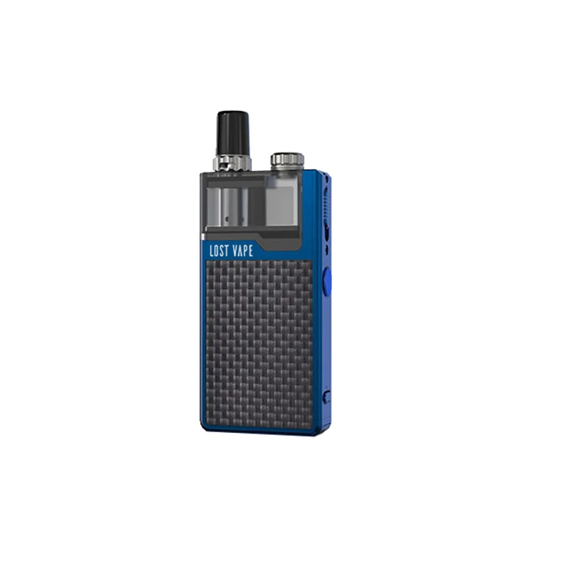 Blue Carbon Lost Vape Orion Plus комплект 950 мАч батарея 2 мл картридж 0.25ом сетчатая катушка LostVape электронная сигарета VS Qrion DNA Go испаритель - Цвет: Blue Carbon