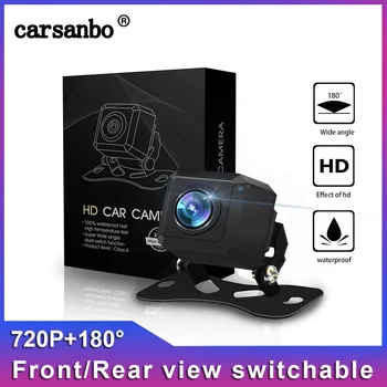 

720P HD IP68 Car Rear View Reverse Camera 180 Degree Horizontal Wide Angle Waterproof Fish Eye Lens Front View Cameras for Car