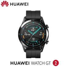 En stock Huawei montre GT 2 montre intelligente Bluetooth 5.1 Smartwatch oxygène du sang 14 jours appel téléphonique fréquence cardiaque pour Android iOS 