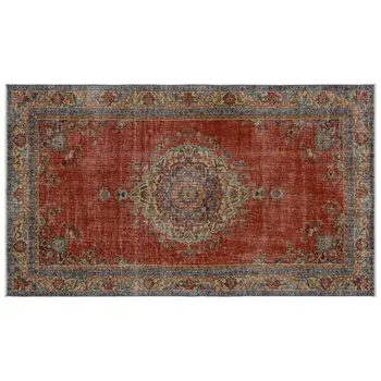 

Handmade Natural Vintage Turkish Area Rug 146x250 Cm-4'9''X8'2''