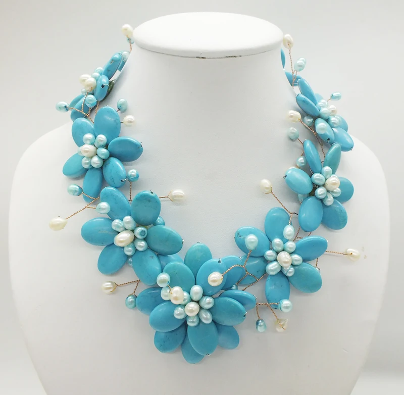 Classic Turkish stone. Flower necklace. Latest design bridal necklace