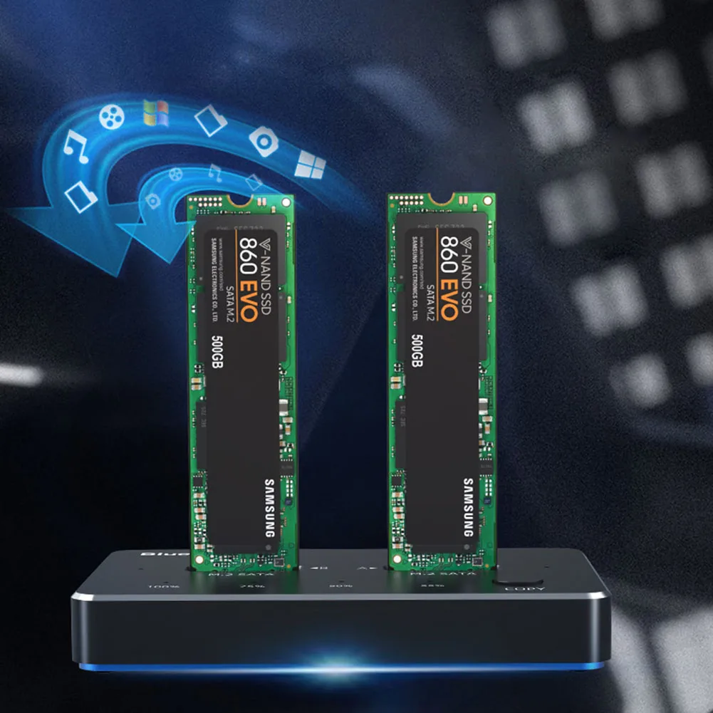 Blueendless Usb ܺ ڽ Ŭ ̽ USB 3.1 M.2 SATA NVME   SSD Ŭ ŷ ̼,   