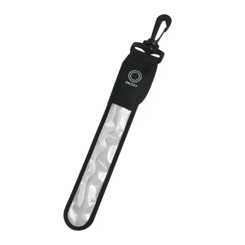 Silvery white Светящийся нарукавник, продуманное производство, долговечный светоотражающий светящийся Защитный Браслет для бега - Цвет: Silvery white