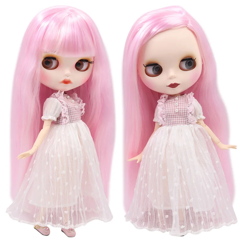 ICY Nude Blyth кукла на заказ № BL1017 розовые волосы белого цвета кожи 1/6 bjd, pullip, licca, jerryberry