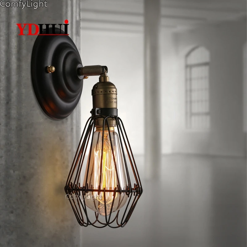 Vintage Wall Lamp Warehouse Loft American Country Retro Industry Vintage Iron Small Wall Lamps Vintage Decorative LED Wall Light Vintage Wall Lamp Warehouse Loft American Country Retro Industry Vintage Iron Small Wall Lamps Vintage Decorative LED Wall Light