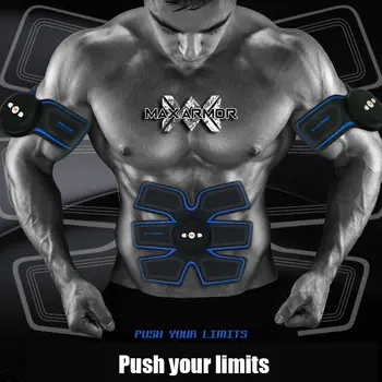 

Power fit Vibration Abdominal Muscle trainer Arm Stickers Body Fit Slimming Massagers ABS Massager Pad Abdominal Exercise Belt