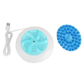 

200 rpm/min Washing Machine Mini Travel Portable Household Small Washing Machine Ultrasound Turbo Washer Laundry Cleaning