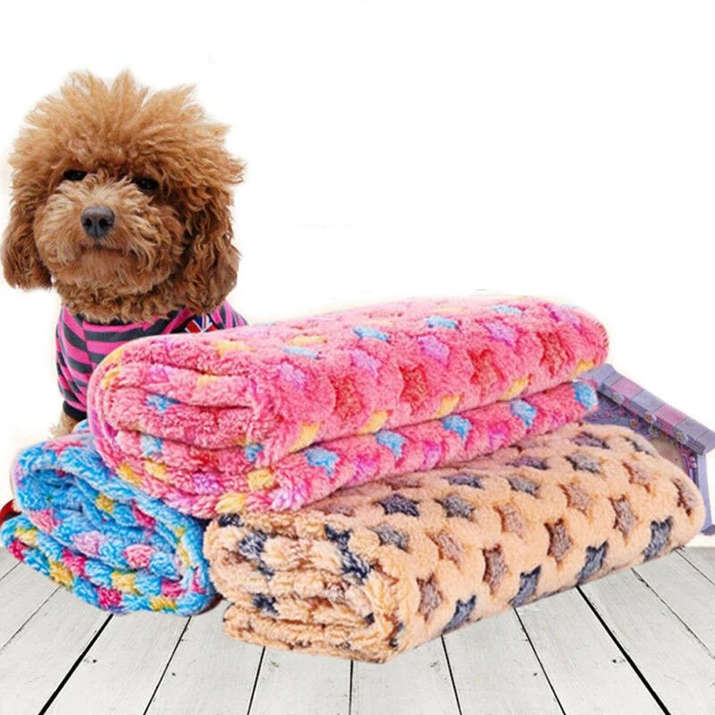 

Winter Dog Blanket Warm Fleece For Large Small Medium Dog Soft Flanel Pet Cat Dog Blanket Cushion Cover For Pet Cat Sleep Mat