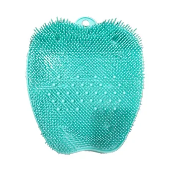 

Pregnant Woman Washing Foot Massage Pad Avoid Bending Over Exfoliating Dead Skin Calluses Rubbing Foot Cleansing Massager Brush