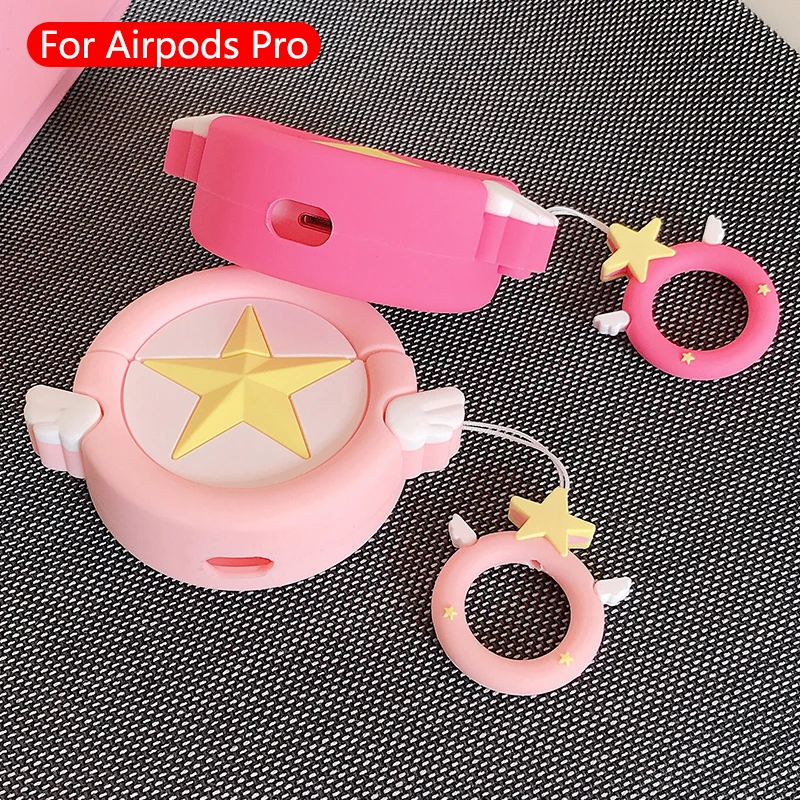 Симпатичные чехлы с героями мультфильмов для Apple Airpods Pro, наушники, силиконовая мягкая кожа, зарядная коробка для Airpods Pro, гарнитура, защитный чехол