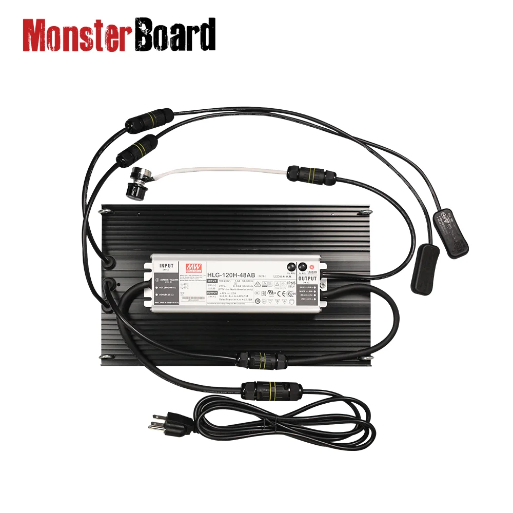 Шэньчжэнь Geeklight Monster Board Full Spectrum 120 Вт с регулируемой яркостью Led Grow Lights LM301H CREE 660NM ИК