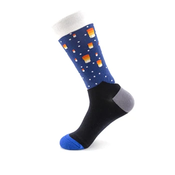 

10pcs Kongming latern socks fashion street funny socks superhero fashion novelty men and women breathable cotton socks