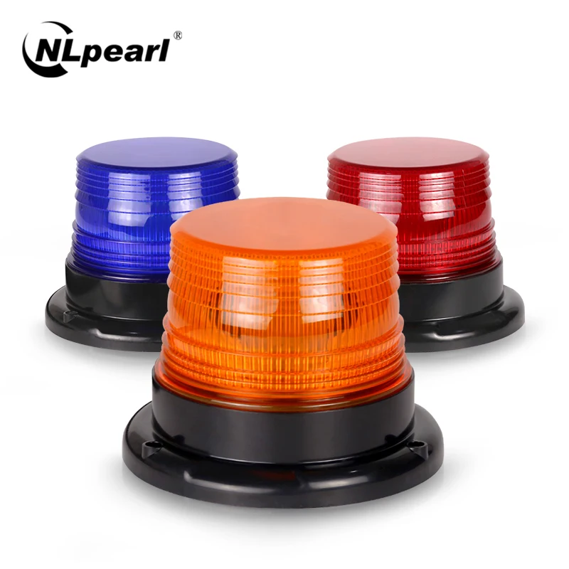 

Nlpearl Car Light Assembly Led Emergency Lights for Cars Amber Yellow Red Blue Warning Strobe Light Police Lights Waterproof