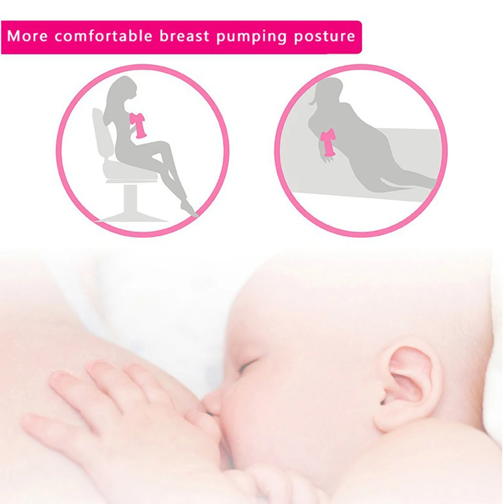 USB Electric Breast Pump Adjustable Suction Pumping Massager Milk Storage Bottle Intelligence Developmental ToyS