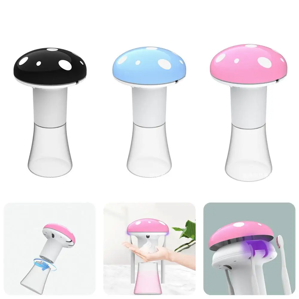 

Automatic Soap Dispenser Touchless Rechargeable Foaming Dispenser 350ml with Toothbrush Holder