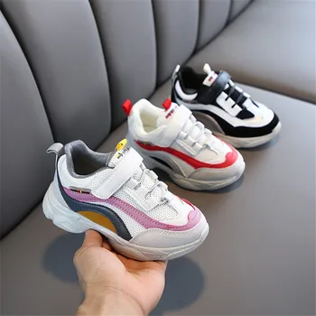 

DIMI 2020 Spring Children Shoes Boys Girls Sport Shoes Fashion Breathable Mesh kids Sneakers Soft Non-slip Outdoor Running Shoes