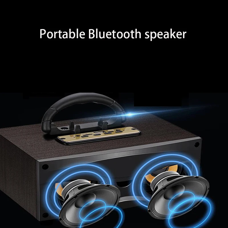 Беспроводной Bluetooth стерео деревянный Bluetooth динамик высокой громкости мобильный телефон коллекция звука сабвуфер высокой мощности динамик CC203