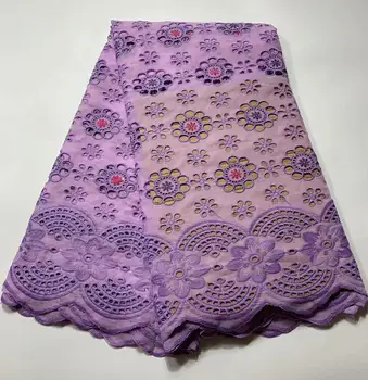 

hotselling high quality COTTON lace embroidery 5yards chemical eyelet Swiss voile lace for clothes XSOC261