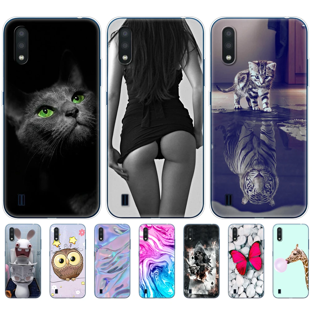Для Samsung A01 чехол coque iPhone X Мягкий силиконовый накладка для телефона Galaxy GalaxyA01 A 01 A015