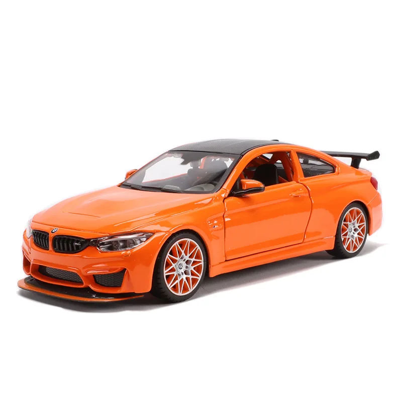 1:24 Maisto M4 GTS серый/оранжевый литая модель автомобиля детские игрушки