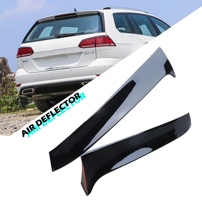 Hinten Fenster Seite Spoiler Diffusor Schwanz Fin Fit Für VW Golf 7 R  Variante Wagen 2014 2015 2016 2017 Auto zubehör Dekoration - AliExpress