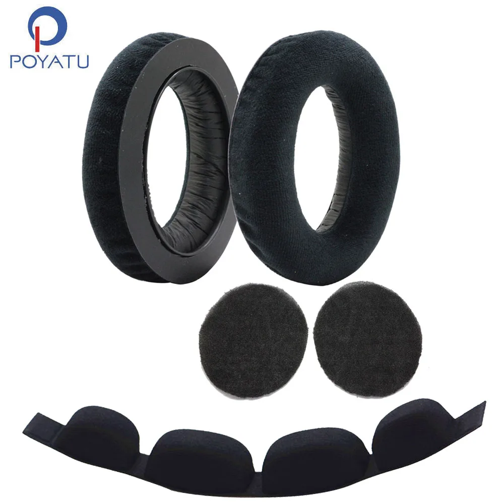 

POYATU Амбушюры подушечки для наушников Sennheiser HD580 HD650 HD600 HD545 HD565 подушки наушник ремонт Запчасти аксессуары для наушников