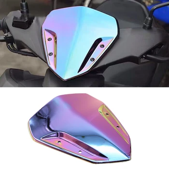 

Motorcycle Windshield Windsn Deflector Scooter Accessories for Yamaha Aerox155 NVX155 2014-2020 Rainbow Color
