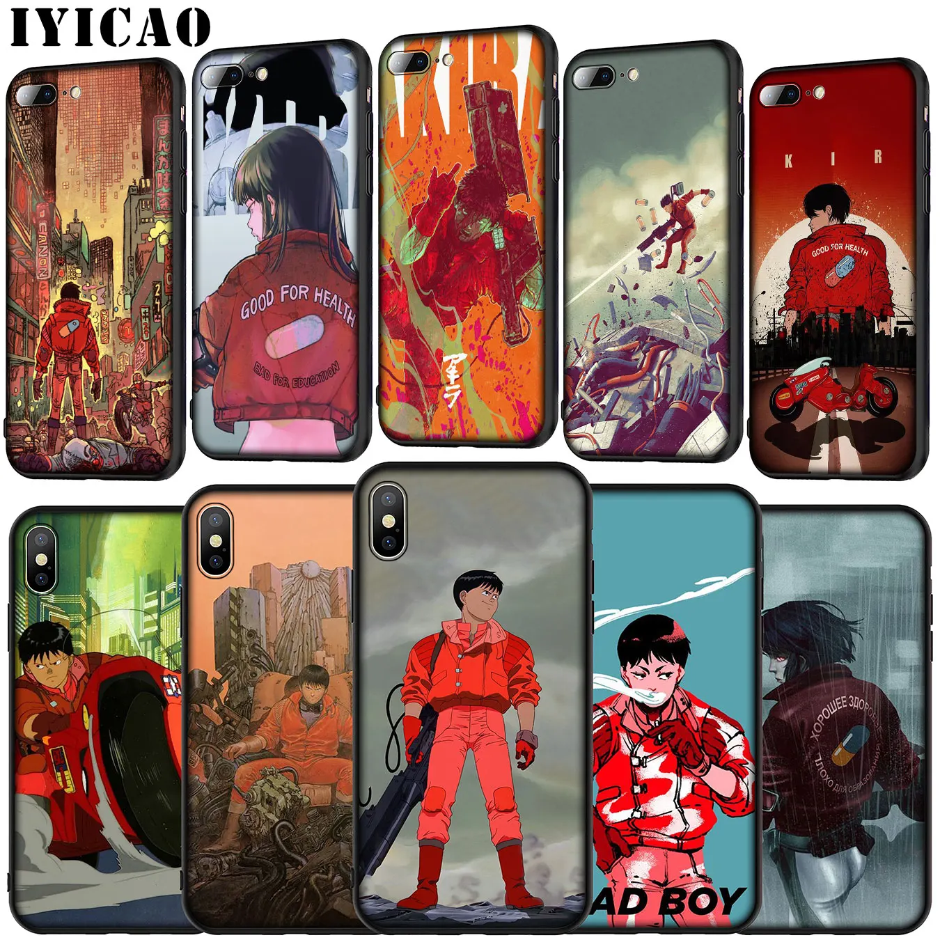 IYICAO мультфильм Акира аниме Мягкий силиконовый чехол для huawei P30 P20 Pro P10 P9 Lite Mini 2017 2016