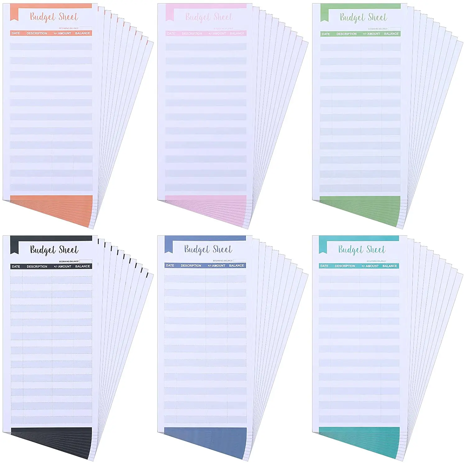 12 Expense Tracker Sheets Budget Trackers Paper Fit Budget Envelopes Banknote Envelope Budget Binder Budget Wallet for Personal