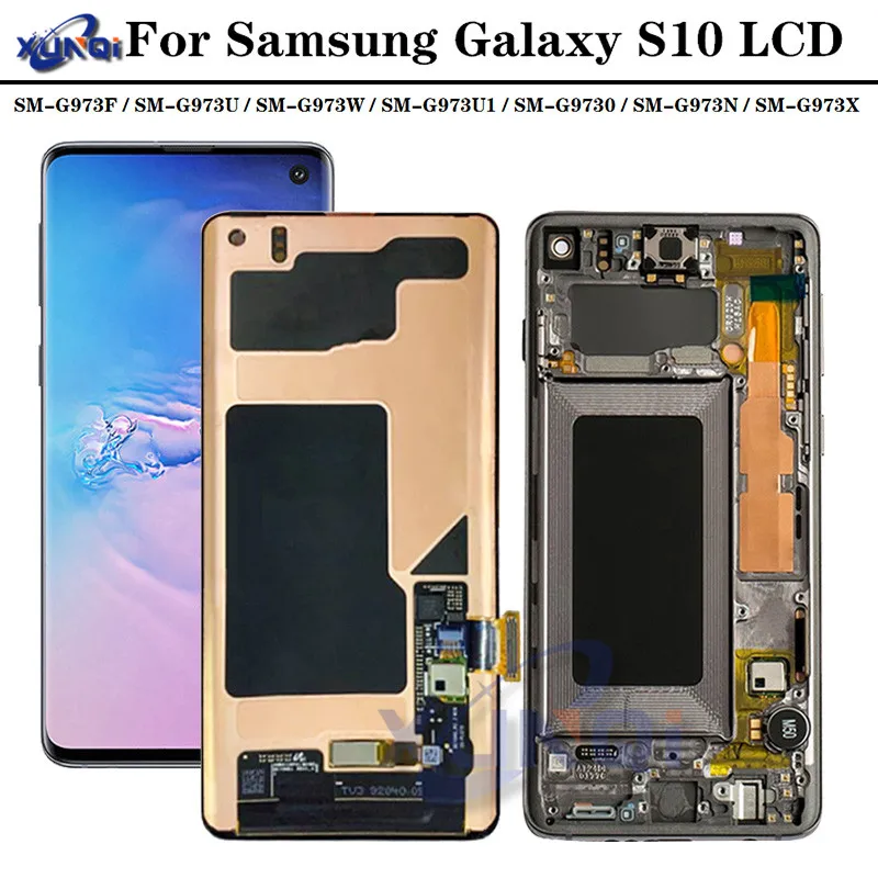 Оригинальный Amoled экран 6 1 дюйма S10 ЖК-дисплей для SAMSUNG Galaxy G973F/DS G973U G973 сенсорный