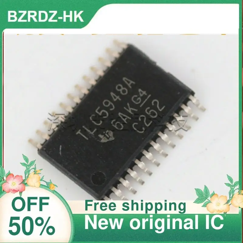 

5PCS TLC5948APWPR TLC5948A HTSSOP24 New original IC