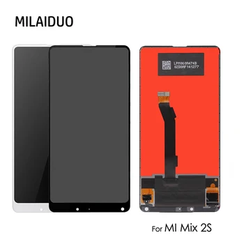 

LCD Display For Xiaomi Mix 2S Mix2S Touch Screen Digitizer Assembly Replacement Glass 5.99" Black White No Frame