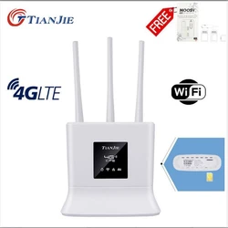 Routeur Wifi 3G/4G CPE sans fil, Dongle de Modem, carte Sim, extérieur LTE TDD FDD, antennes Wi Fi, Hotspot réseau RJ45 WAN/LAN 