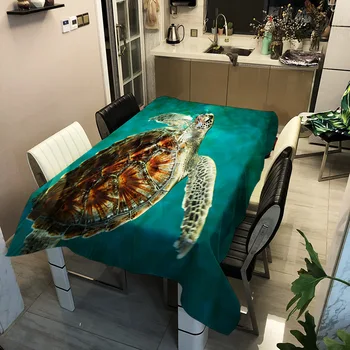 

Polyester Printed Tablecloth Waterproof Oil-Proof Stain-Resistant Table Cloth