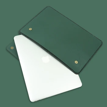 

2020 New Luxury Laptop Sleeve Bag For Macbook Air 13 Touch ID 2018 Pro 13 11 12 15 bags Case For Xiaomi 13.3 15.6 notebook Cover