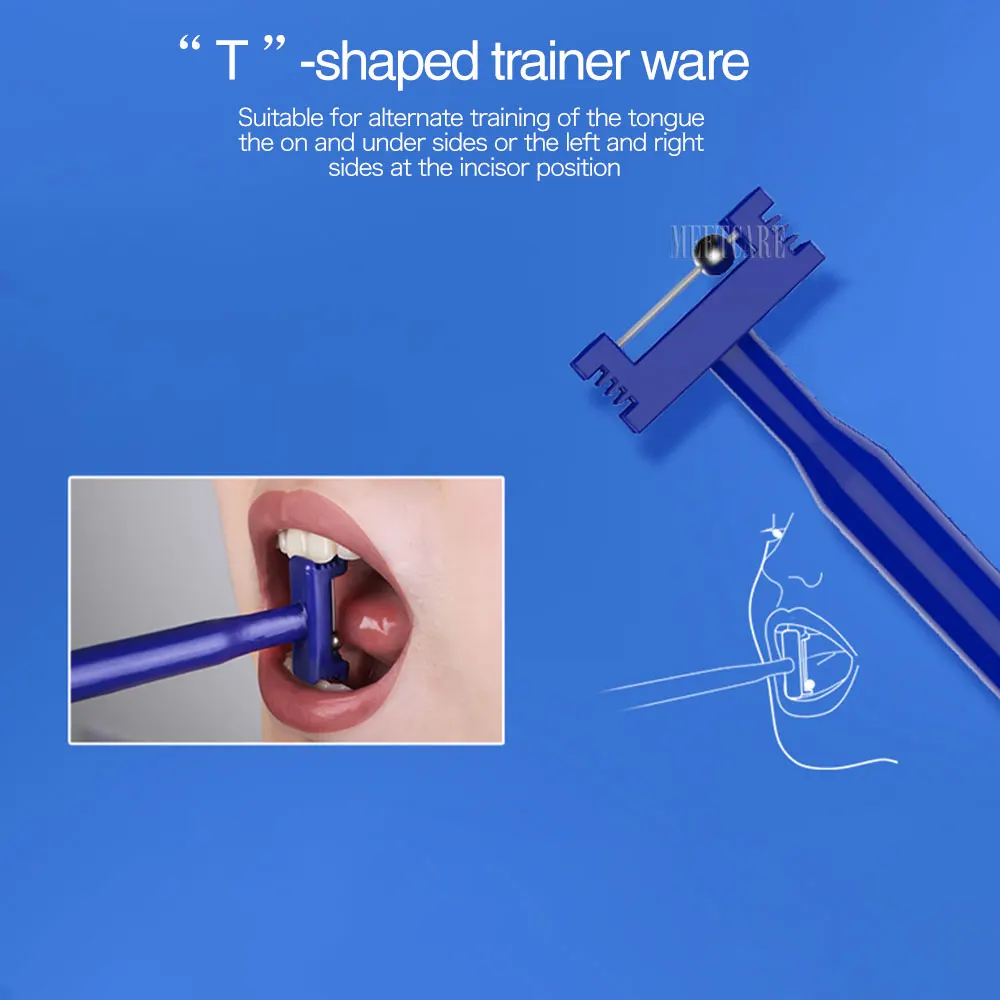 Tongue tip exercise tools Kids Tongue Tip Lateralization Elevation Tools Tongue Tip Exercise Oral Muscle Training Autism Speech Therapy Talk Tool