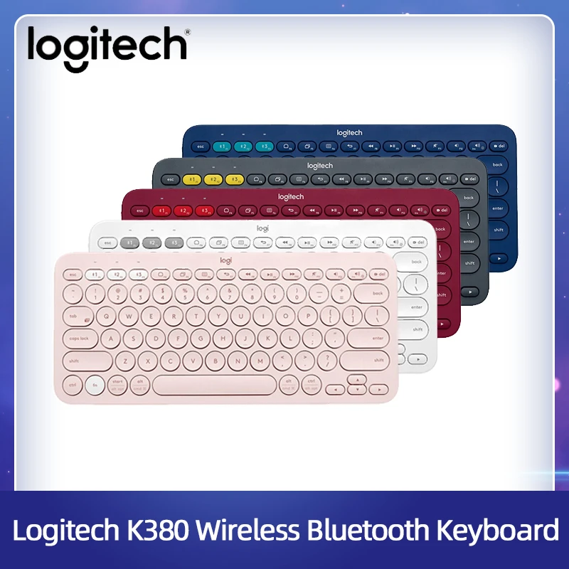 Logitech K380 Multi Device Bluetooth Wireless Keyboard Line Friends Pink Black Multi Colors Windows Macos Android Ios Chrome Os Keyboards Aliexpress