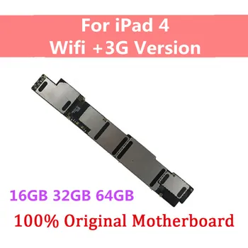 

Wifi +Celluar Version For iPad 4 Motherboard Original Unlocked For iPad 4 Logic Board With IOS Good Working Mainboard