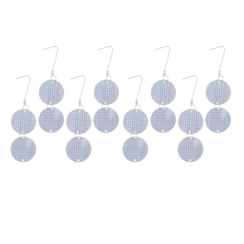 

16Pcs Bird Repellent Discs Reflective Double-Sided Deterrent Device for Window Tree 669
