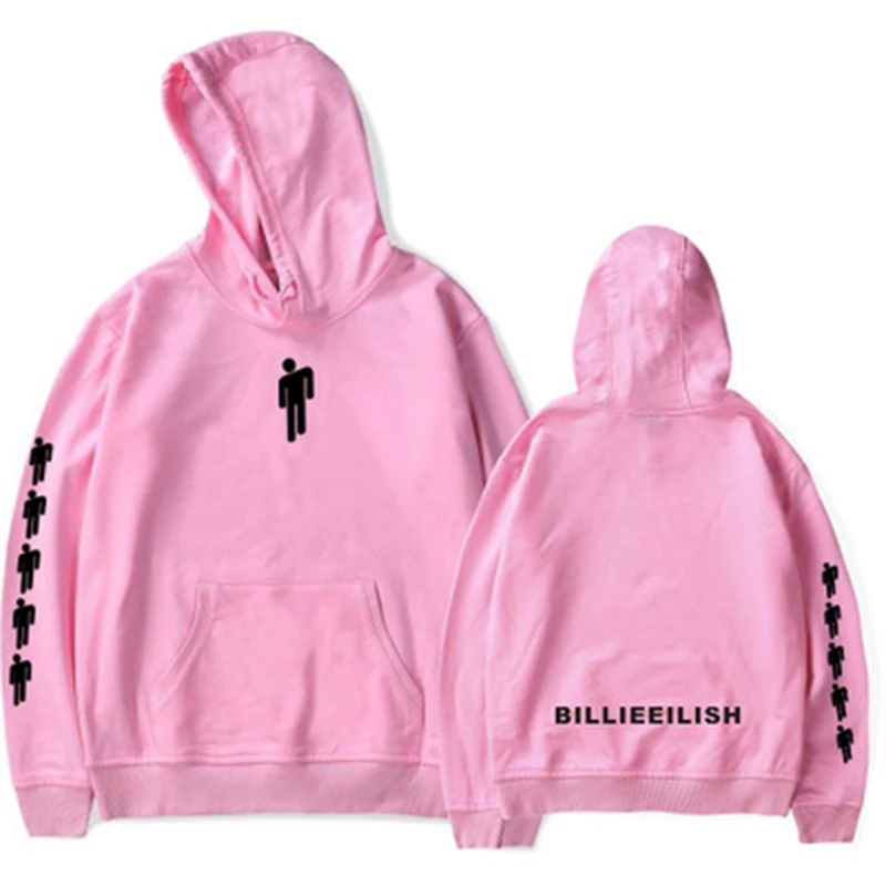 Billie Eilish толстовки для женщин поп звезда негабаритный Свитшот спортивный костюм модная Уличная Повседневная Толстовка толстовка хип хоп с капюшоном - Цвет: Hooded 17